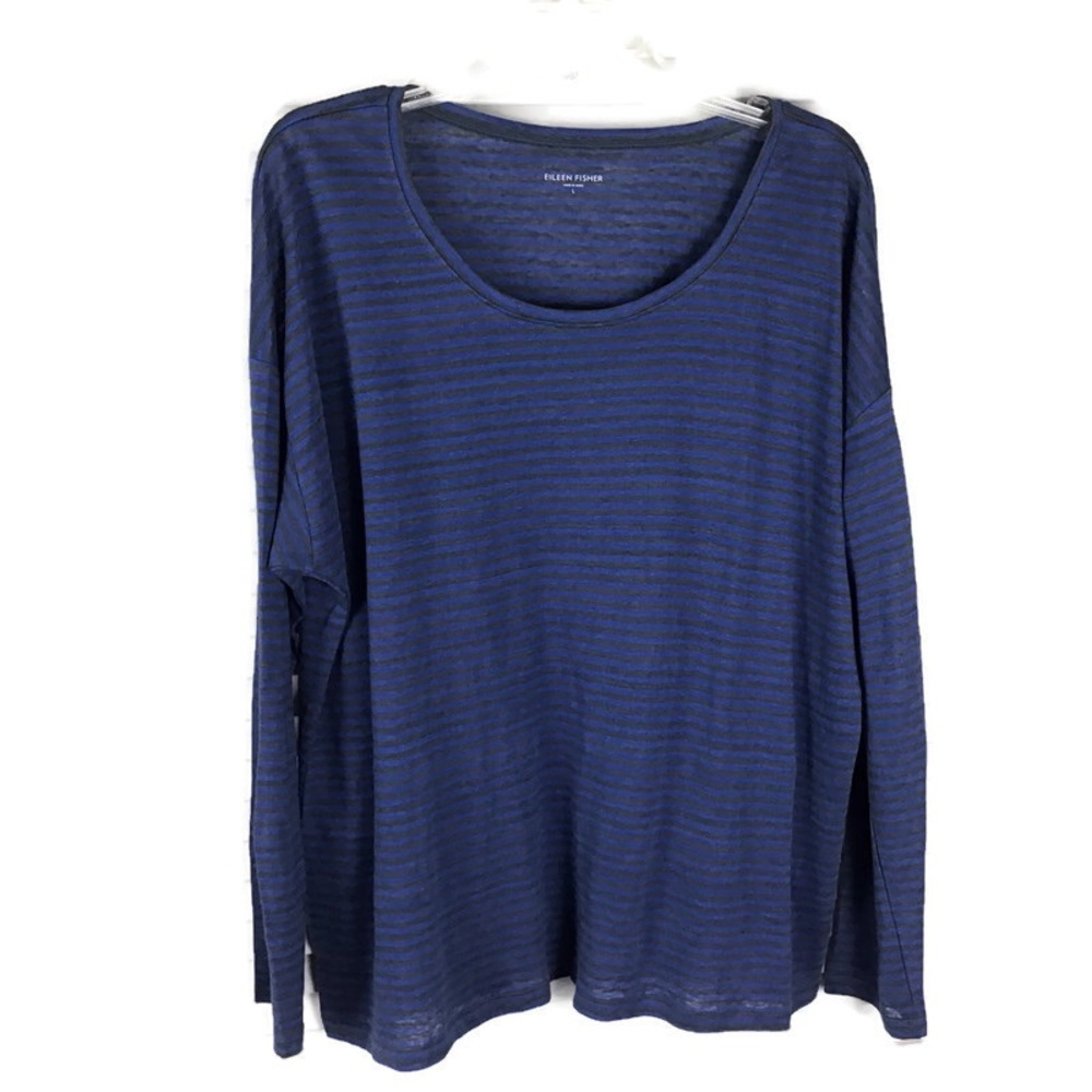 Eileen Fisher Long Sleeved Linen Top